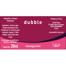 Vinaigrette au Vinaigre Balsamique DUBBLE 20ml (par 352 unités)