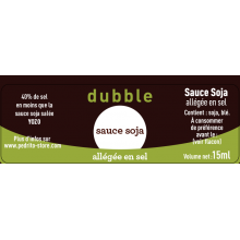 Tarebin Sauce Soja Allégée en Sel dubble 15ml (par 528 unités)
