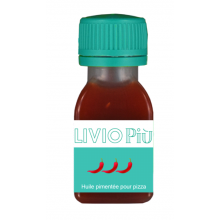 HUILE PIMENTÉE 15ML LIVIO PIU (PAR CARTON DE 352 BOUTEILLES) VP